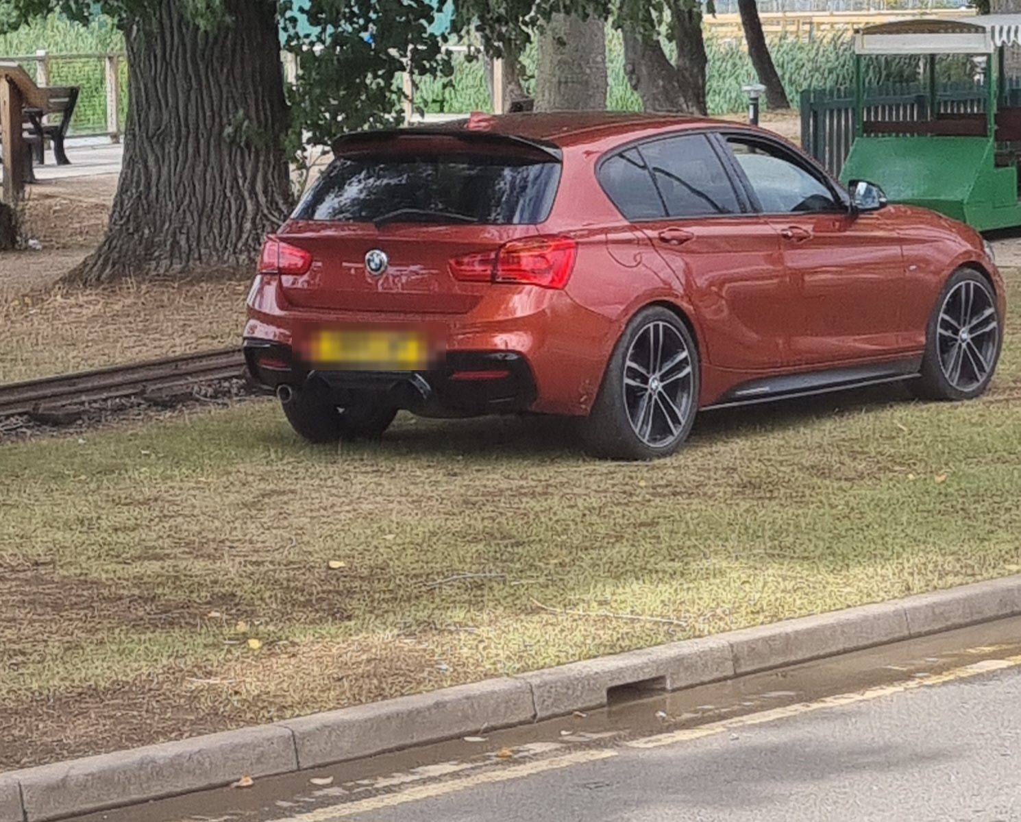 Right by the tracks